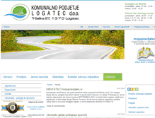 Tablet Screenshot of kp-logatec.si